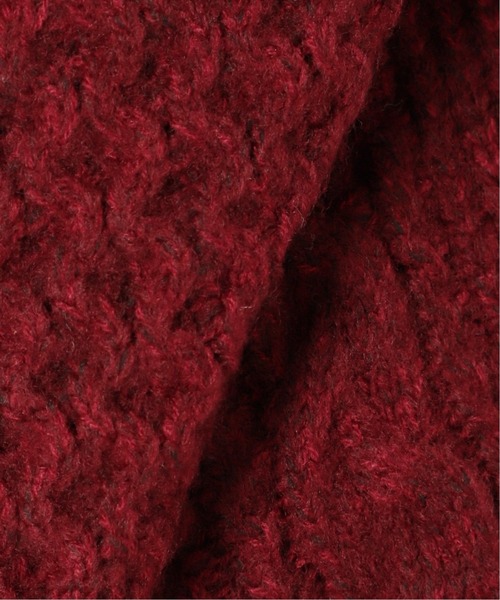 Simplicite（サンプリシテ）の「キュウシンケーブルプルオーバー◆（ニット/セーター・レディース・ブラック/ベージュ/ボルドー/ナチュラル・FREE）」の8枚目の写真