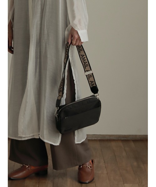AMAIL(アマイル)の「AM genderless nylon bag(ショルダーバッグ・レディース・ブラック・FREE)」の12枚目の写真