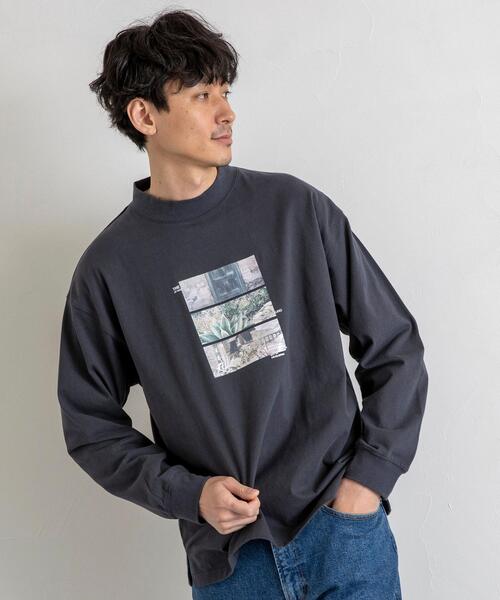 coen(コーエン)の「アートプリントモックネック長袖Tシャツ(Tシャツ/カットソー・メンズ・ホワイト/ダークグレー/その他1/その他2・SMALL/MEDIUM/LARGE/X-LARGE)」の18枚目の写真