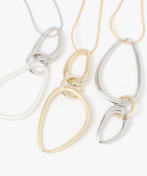 LEPSIM（レプシィム）の「3WAYスライドネックレス　261497（ネックレス・レディース・シルバー/ゴールド/シルバー×ゴールド・ONE SIZE）」の8枚目の写真