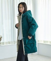 ECRIRE | ｽﾀﾝﾄﾞｶﾗｰﾗｸﾞﾗﾝｽﾘｰﾌﾞﾊﾟﾌｺｰﾄ(その他アウター)