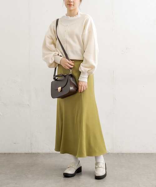 OLIVE des OLIVE（オリーブデオリーブ）の「ダブルフロントお得set（カーディガン/ボレロ・レディース・グリーン/パープル/ブラウン/ブラック/アイボリー・FREE）」の6枚目の写真