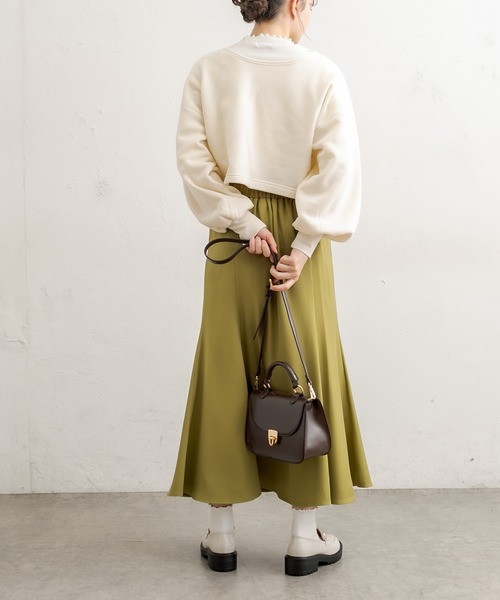 OLIVE des OLIVE（オリーブデオリーブ）の「ダブルフロントお得set（カーディガン/ボレロ・レディース・グリーン/パープル/ブラウン/ブラック/アイボリー・FREE）」の8枚目の写真