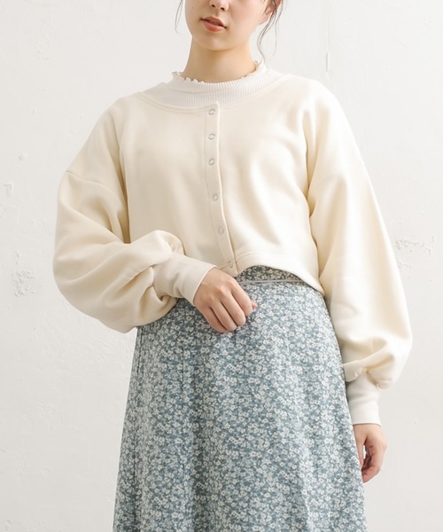 OLIVE des OLIVE（オリーブデオリーブ）の「ダブルフロントお得set（カーディガン/ボレロ・レディース・グリーン/パープル/ブラウン/ブラック/アイボリー・FREE）」の9枚目の写真