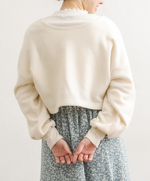 OLIVE des OLIVE（オリーブデオリーブ）の「ダブルフロントお得set（カーディガン/ボレロ・レディース・グリーン/パープル/ブラウン/ブラック/アイボリー・FREE）」の11枚目の写真