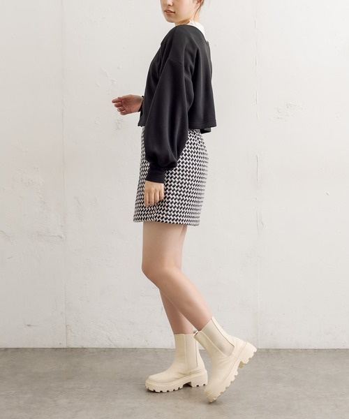 OLIVE des OLIVE（オリーブデオリーブ）の「ダブルフロントお得set（カーディガン/ボレロ・レディース・グリーン/パープル/ブラウン/ブラック/アイボリー・FREE）」の14枚目の写真