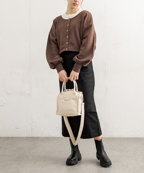 OLIVE des OLIVE（オリーブデオリーブ）の「ダブルフロントお得set（カーディガン/ボレロ・レディース・グリーン/パープル/ブラウン/ブラック/アイボリー・FREE）」の19枚目の写真