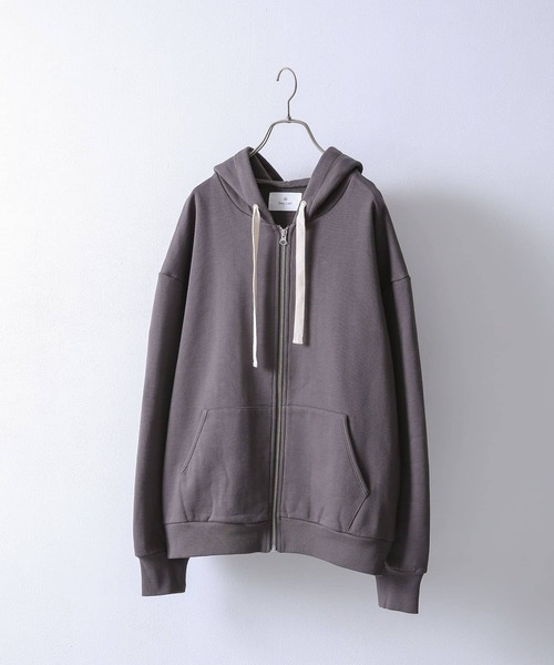 URBAN RESEARCH Sonny Label(アーバンリサーチサニーレーベル)の「ヘビーウェイトZIPパーカー(パーカー・メンズ・ブルー系その他/チャコールグレー/ホワイト系その他/グレー系その他・MEDIUM/LARGE)」の16枚目の写真