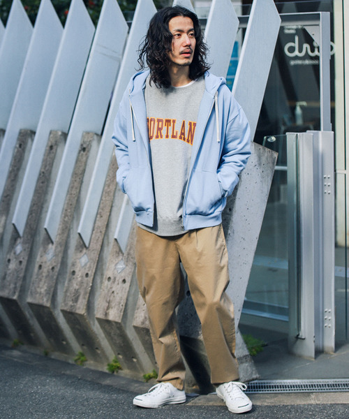 URBAN RESEARCH Sonny Label(アーバンリサーチサニーレーベル)の「ヘビーウェイトZIPパーカー(パーカー・メンズ・ブルー系その他/チャコールグレー/ホワイト系その他/グレー系その他・MEDIUM/LARGE)」の19枚目の写真