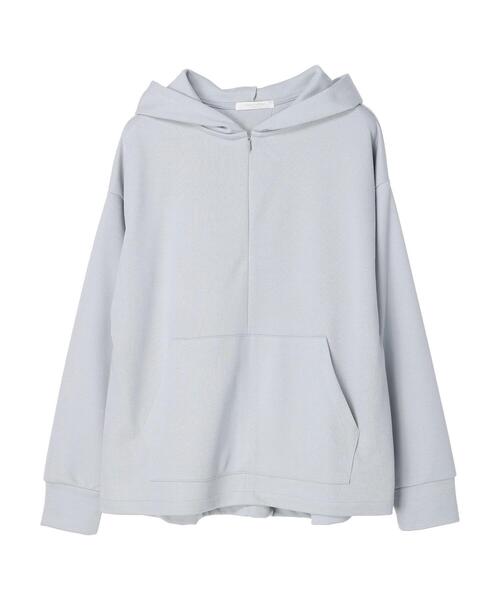 Green Parks(グリーンパークス)の「ハーフZipプルオーバー*(パーカー・レディース・サックスブルー/グリーン/ライトベージュ・FREE)」の20枚目の写真