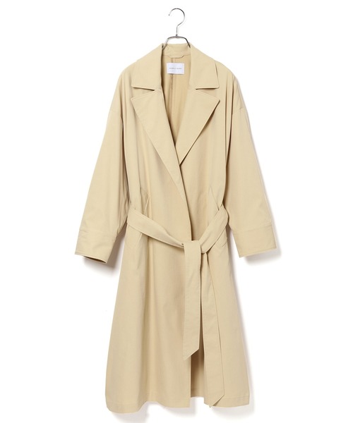 ADAM ET ROPE'（アダムエロペ）の「リラックストレンチコート（トレンチコート・レディース・グレー/ベージュ・FREE）」の9枚目の写真