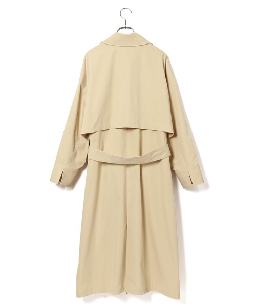 ADAM ET ROPE'（アダムエロペ）の「リラックストレンチコート（トレンチコート・レディース・グレー/ベージュ・FREE）」の10枚目の写真