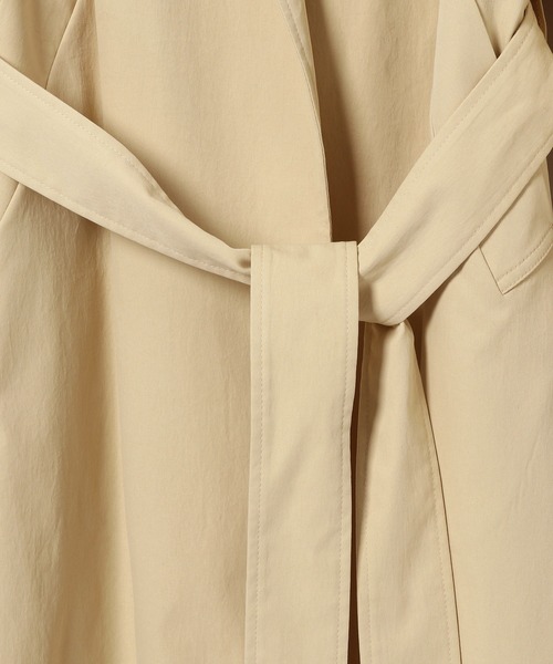 ADAM ET ROPE'（アダムエロペ）の「リラックストレンチコート（トレンチコート・レディース・グレー/ベージュ・FREE）」の15枚目の写真
