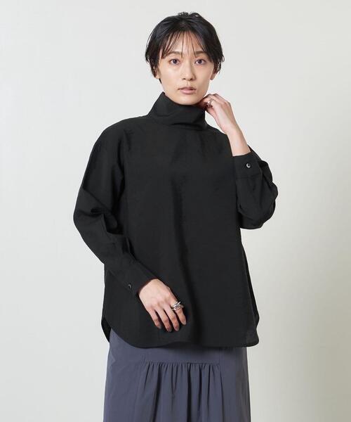 MARW UNITED ARROWS(マルゥ ユナイテッドアローズ)の「<MARW UNITED ARROWS(マルゥ ユナイテッドアローズ)> SHEER TTL BLS(シャツ/ブラウス・レディース・ホワイト/ブラック/クリーム・FREE)」の2枚目の写真