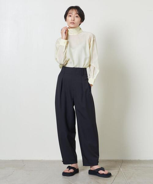 MARW UNITED ARROWS(マルゥ ユナイテッドアローズ)の「<MARW UNITED ARROWS(マルゥ ユナイテッドアローズ)> SHEER TTL BLS(シャツ/ブラウス・レディース・ホワイト/ブラック/クリーム・FREE)」の15枚目の写真