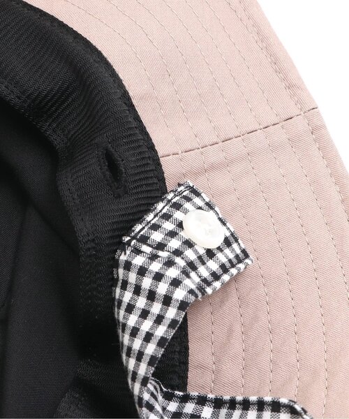 algy（アルジー）の「りぼん付きフリルバケットハット（ハット・キッズ・ブラック/ベージュ/アイボリー・SMALL/MEDIUM）」の13枚目の写真