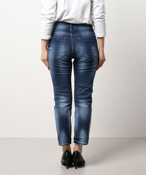 Grand PARK（グランドパーク）の「グランドパーク定番　ペグトップデニム（デニムパンツ・レディース・ライトブルー/ワンウォッシュ/ブルー・LARGE/SMALL/MEDIUM）」の5枚目の写真