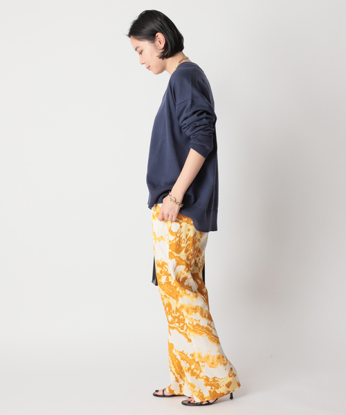 AP STUDIO（エーピーストゥディオ）の「SCENTOF ASICP Vネックプルオーバーニット（ニット/セーター・レディース・イエロー/ブルー/ナチュラル・FREE）」の12枚目の写真