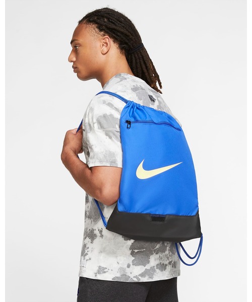 NIKE(ナイキ)の「《NIKEアパレル》ナイキ ブラジリア ドローSTジムサック9.523L(バックパック/リュック・メンズ・ブラック/ネイビー/ダークオリーブ/ロイヤルブルー/グリーン系その他/ライトブラウン/ライトブルー/グレー/ブルー・フリー)」の18枚目の写真