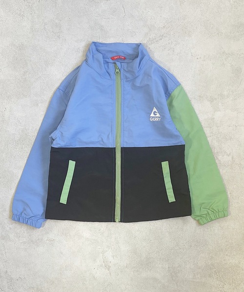 GERRY（ジェリー）の「【GERRY】スタンドウィンドブレーカー（80～160cm）（ナイロンジャケット・キッズ・オリーブ/ピンク/パープル/イエロー/ブルー系その他/オレンジ系その他・80/90/100/110/120/130/140/150/160）」の3枚目の写真