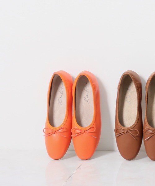 KOBE LETTUCE（コウベレタス）の「ふわふわインソールバレエパンプスシューズ[I2406]（パンプス・レディース・ホワイト/ブラウン/シルバー/オレンジ/ブラック・M/L/S/LL）」の4枚目の写真