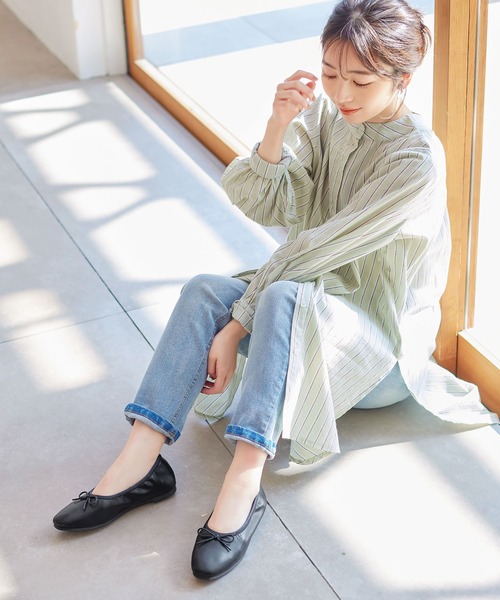 KOBE LETTUCE（コウベレタス）の「ふわふわインソールバレエパンプスシューズ[I2406]（パンプス・レディース・ホワイト/ブラウン/シルバー/オレンジ/ブラック・M/L/S/LL）」の10枚目の写真