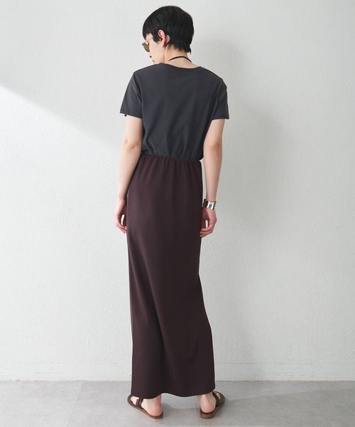 THE PAUSE(ザ ポーズ)の「【THE PAUSE】THE PAUSE Tシャツ(Tシャツ/カットソー・レディース・オフホワイト/チャコールグレー/ネイビー/アイボリー/ブラック/グレー/モカ/ライトベージュ/ブラック系1/キャメル/レッド/ホワイト系1/ホワイト系2/グレイッシュベージュ/レモンイエロー・FREE)」の22枚目の写真