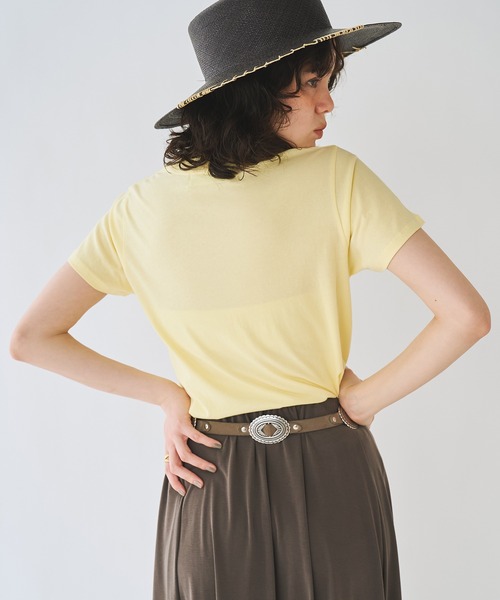 ザポーズ THE PAUSE ハイゲージチュールTシャツ カットソー シースルー THE PAUSE】THE PAUSE Tシャツ（Tシャツ/カットソー）｜THE PAUSE（ザ