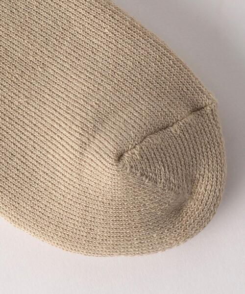 BEAUTY&YOUTH UNITED ARROWS（ビューティーアンドユースユナイテッドアローズ）の「BY 2ライン ソフト パイル クウォーター ソックス（ソックス/靴下・メンズ・ホワイト/ブラック/ベージュ/グレー・FREE）」の8枚目の写真