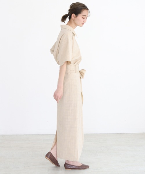 CLEIO（クレイオ）の「【CLEIO】リネンライクチェックスカート（スカート・レディース・イエロー/グリーン・FREE）」の16枚目の写真