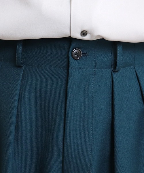 Confirm（コンファーム）の「タックルーズワイドパンツ【Confirm】（スラックス・メンズ・ブラック/ダークブルー/アッシュブラウン/オフホワイト/アイボリー/ブラウン/グリーン/ブラック系その他・L/M）」の21枚目の写真