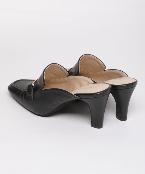 Andemiu（アンデミュウ）の「ビットローファーミュール267935（サンダル・レディース・ブラック/アイボリー・SMALL/MEDIUM/LARGE）」の4枚目の写真