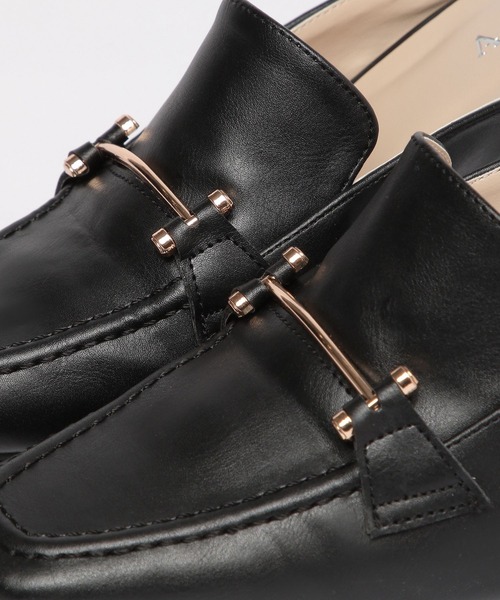 Andemiu（アンデミュウ）の「ビットローファーミュール267935（サンダル・レディース・ブラック/アイボリー・SMALL/MEDIUM/LARGE）」の12枚目の写真