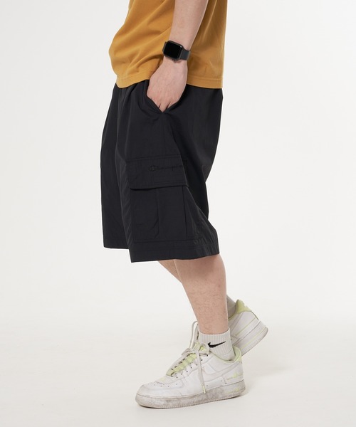 Champion(チャンピオン)の「【CHAMPION/チャンピオン】ナイロンリップストップイージーカーゴショーツ 撥水性 カーゴポケット ウェストベルト(カーゴパンツ・メンズ・チャコールグレー/ブラック/ベージュ/ネイビー/オレンジ/グリーン・MEDIUM/LARGE/X-LARGE)」の13枚目の写真
