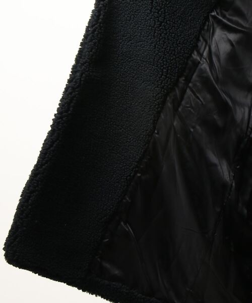 Firsthand（ファーストハンド）の「Casablanca / カサブランカ　Recycled Polyester Shearling Robe / ボアコート（その他アウター・メンズ・ブラック・MEDIUM/LARGE）」の4枚目の写真
