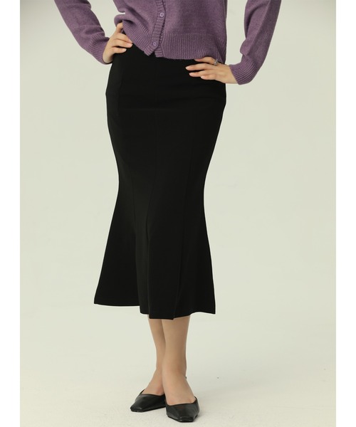 LAFFMO（ラフモ）の「ハイウエストマーメイドスカート（スカート・レディース・ブラック/ブラウン・M/L）」の15枚目の写真