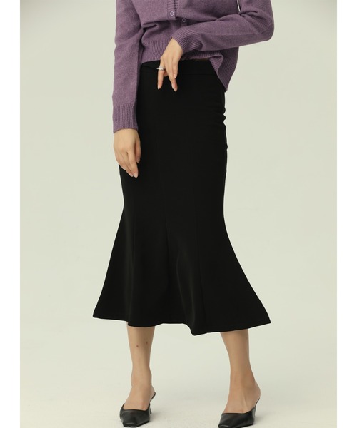 LAFFMO（ラフモ）の「ハイウエストマーメイドスカート（スカート・レディース・ブラック/ブラウン・M/L）」の13枚目の写真