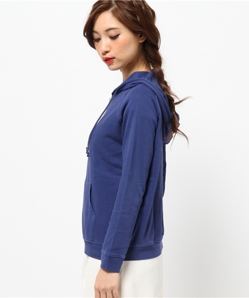 VENCEEXCHANGE（ヴァンスエクスチェンジ）の「BASIC ZIPパーカー（パーカー・レディース・オレンジ/ネイビー/その他31/ブラック・MEDIUM）」の6枚目の写真