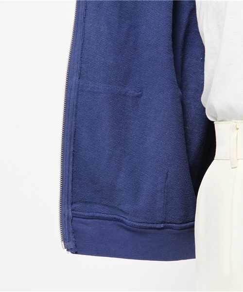 VENCEEXCHANGE（ヴァンスエクスチェンジ）の「BASIC ZIPパーカー（パーカー・レディース・オレンジ/ネイビー/その他31/ブラック・MEDIUM）」の12枚目の写真