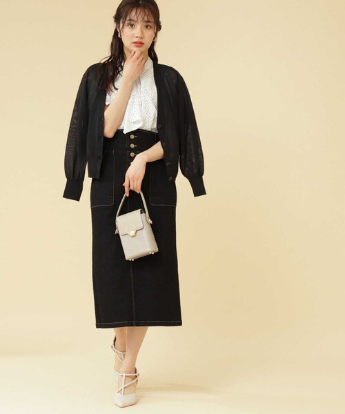 PROPORTION BODY DRESSING（プロポーションボディドレッシング）の「ＵＶシアーカーデ / 1212174402（カーディガン/ボレロ・レディース・ブラック/ホワイト・FREE）」の17枚目の写真