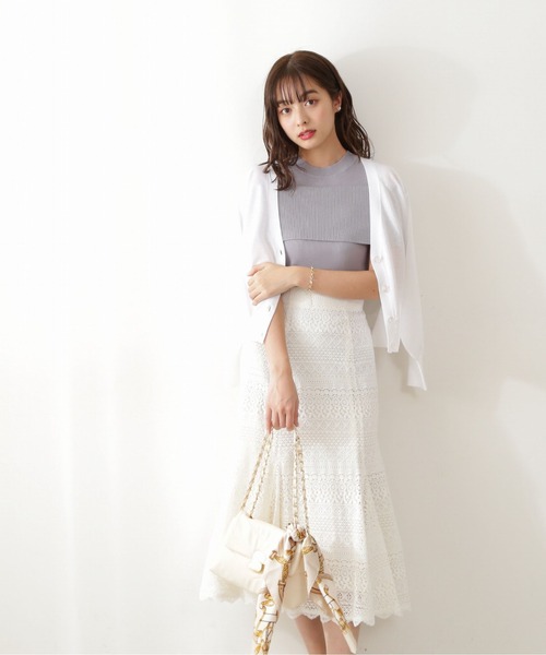 PROPORTION BODY DRESSING（プロポーションボディドレッシング）の「ＵＶシアーカーデ / 1212174402（カーディガン/ボレロ・レディース・ブラック/ホワイト・FREE）」の13枚目の写真