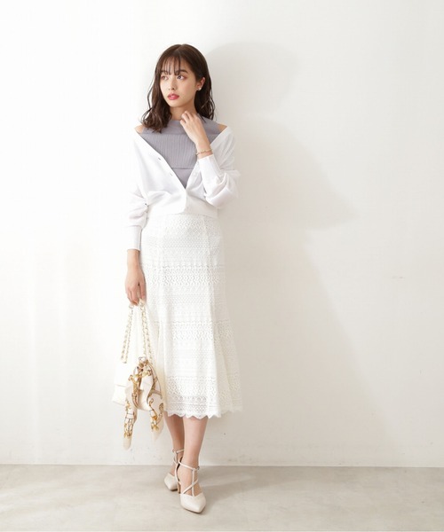 PROPORTION BODY DRESSING（プロポーションボディドレッシング）の「ＵＶシアーカーデ / 1212174402（カーディガン/ボレロ・レディース・ブラック/ホワイト・FREE）」の12枚目の写真