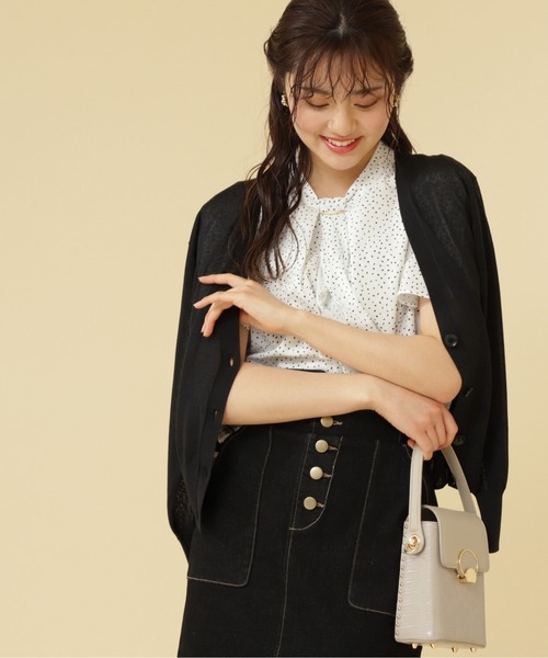 PROPORTION BODY DRESSING（プロポーションボディドレッシング）の「ＵＶシアーカーデ / 1212174402（カーディガン/ボレロ・レディース・ブラック/ホワイト・FREE）」の14枚目の写真