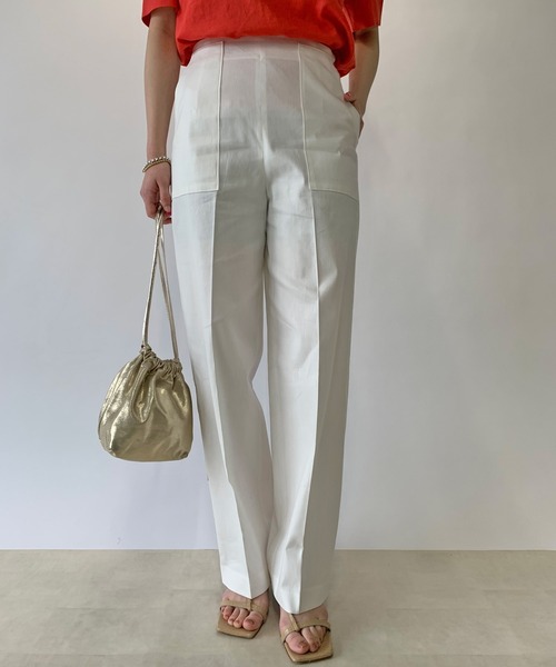 RIVE DROITE（リヴドロワ）の「ストレートベイカーパンツ（その他パンツ・レディース・カーキ/モカ/オフホワイト/ブラック・38/36）」の5枚目の写真