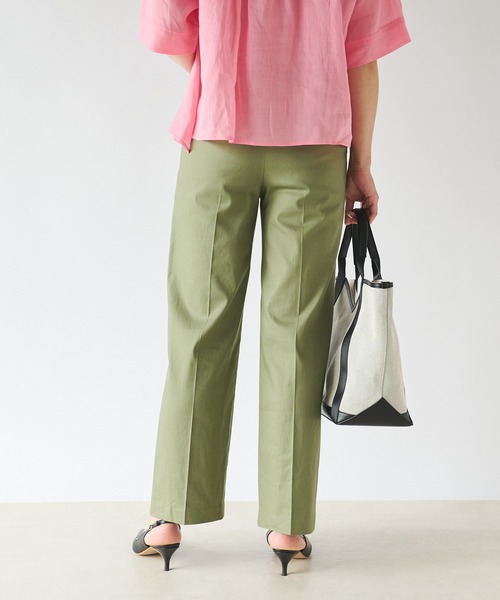 RIVE DROITE（リヴドロワ）の「ストレートベイカーパンツ（その他パンツ・レディース・カーキ/モカ/オフホワイト/ブラック・38/36）」の12枚目の写真