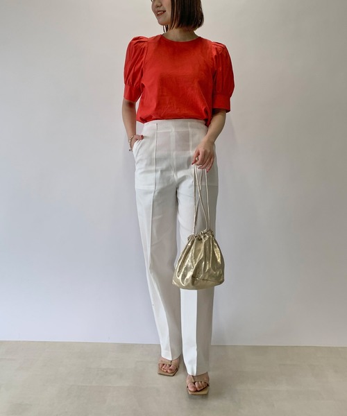 RIVE DROITE（リヴドロワ）の「ストレートベイカーパンツ（その他パンツ・レディース・カーキ/モカ/オフホワイト/ブラック・38/36）」の13枚目の写真