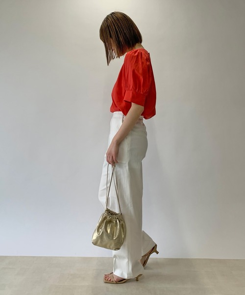 RIVE DROITE（リヴドロワ）の「ストレートベイカーパンツ（その他パンツ・レディース・カーキ/モカ/オフホワイト/ブラック・38/36）」の14枚目の写真