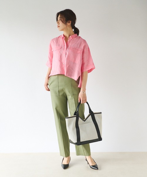 RIVE DROITE（リヴドロワ）の「ストレートベイカーパンツ（その他パンツ・レディース・カーキ/モカ/オフホワイト/ブラック・38/36）」の19枚目の写真