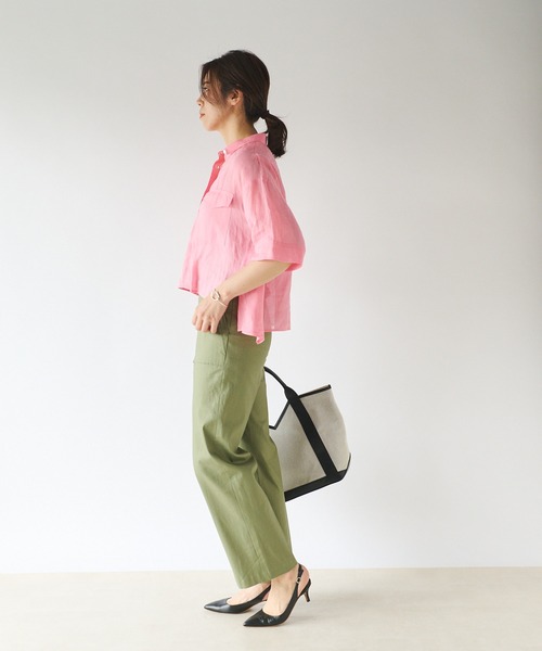 RIVE DROITE（リヴドロワ）の「ストレートベイカーパンツ（その他パンツ・レディース・カーキ/モカ/オフホワイト/ブラック・38/36）」の20枚目の写真