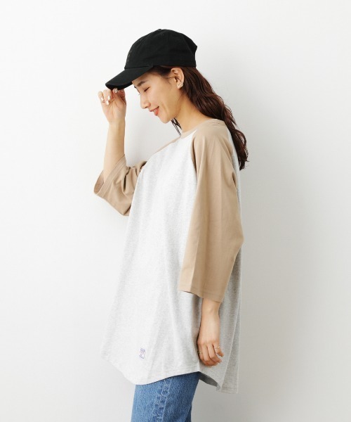 RODEO CROWNS WIDE BOWL(ロデオクラウンズワイドボウル)の「SHARE LOOSE RAGLAN 7Tシャツ(Tシャツ/カットソー・レディース・ベージュ系その他/グリーン系その他/ブルー系その他3・FREE)」の21枚目の写真